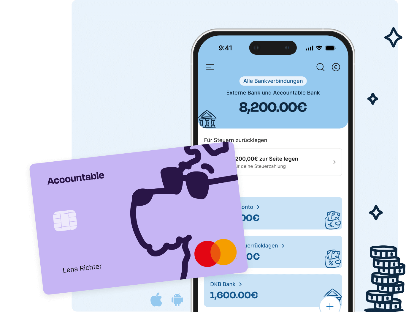 Banking Header DE
