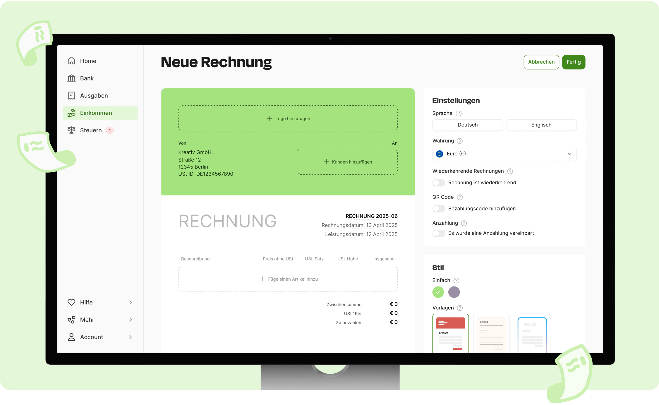 Accountable hero section