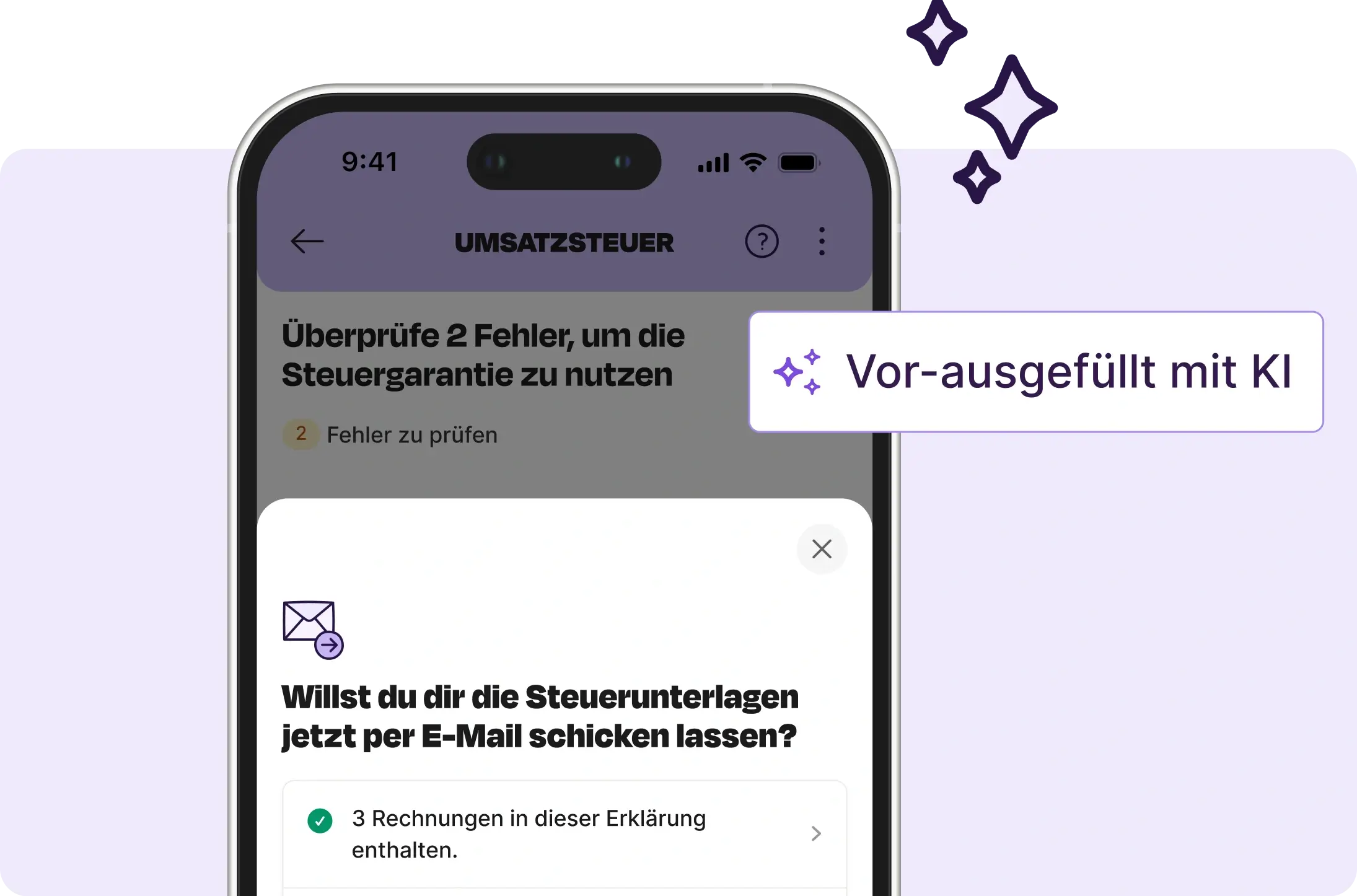 Einkommensteuer-erklärung in 10 Minuten vorbereitet