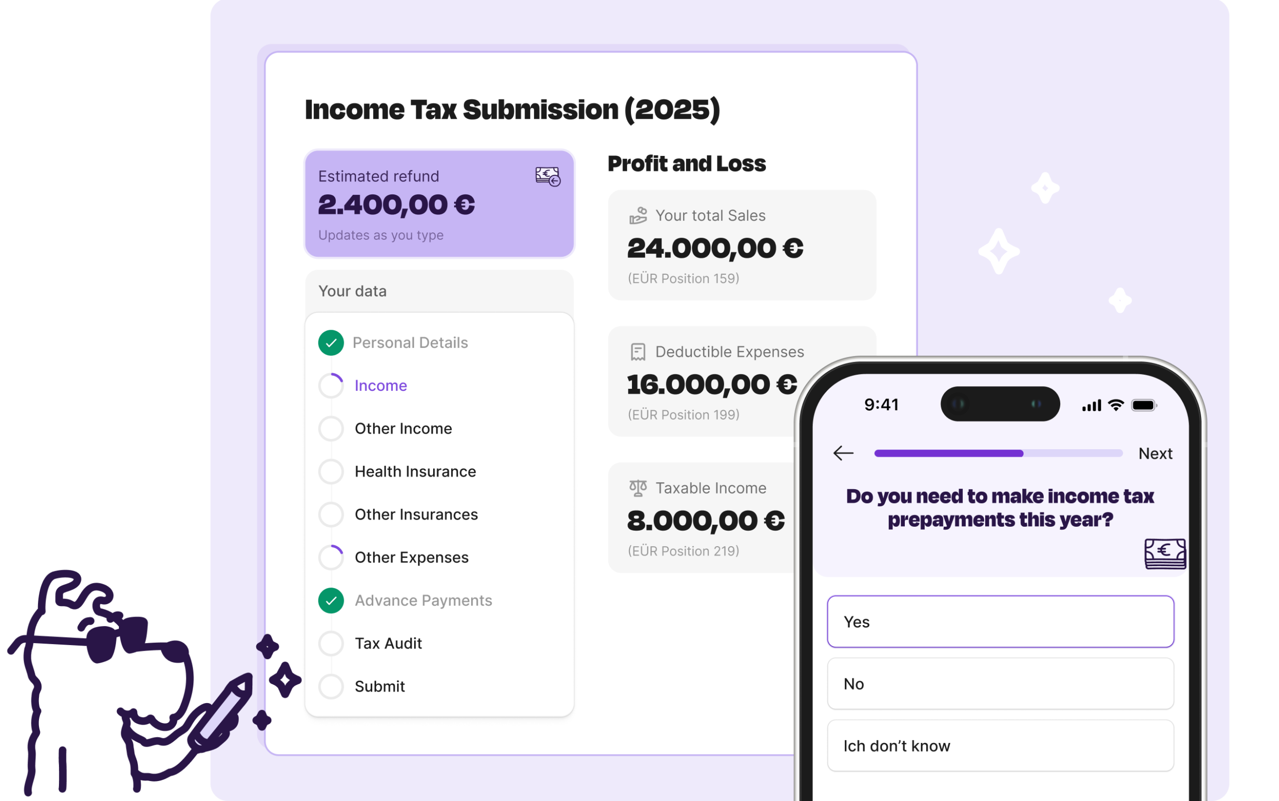 One app for your whole tax life